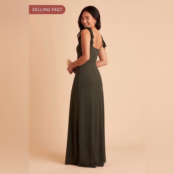 size S & M. birdy grey - olive green “alex convertible dress” - Picture 2 of 5